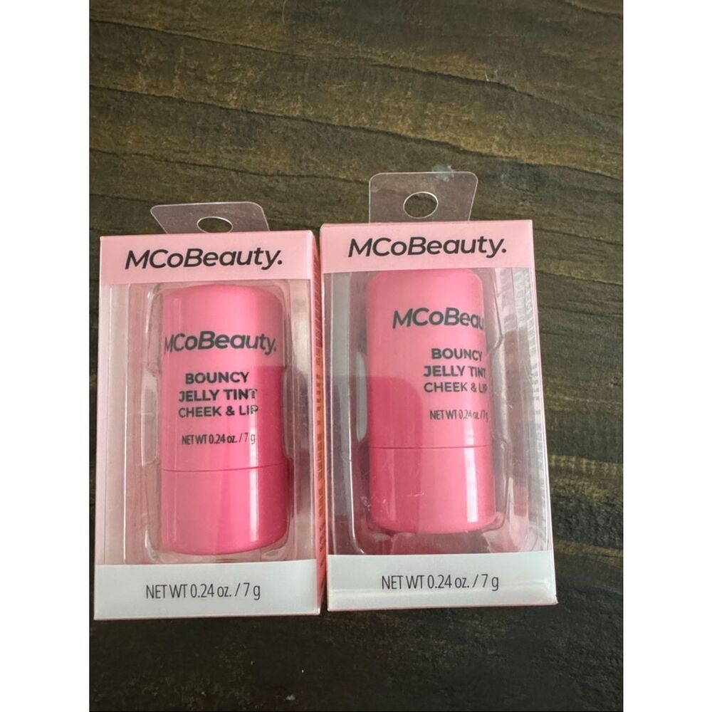 Bouncy Jelly Tint Cheek & Lip - Pink Red Pop color x 2